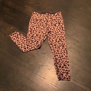 IVL leopard workout pants leggings size 8 worn once